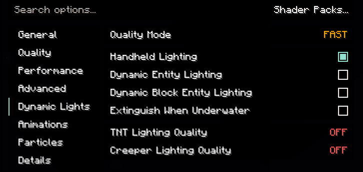 Dynamic Lights
